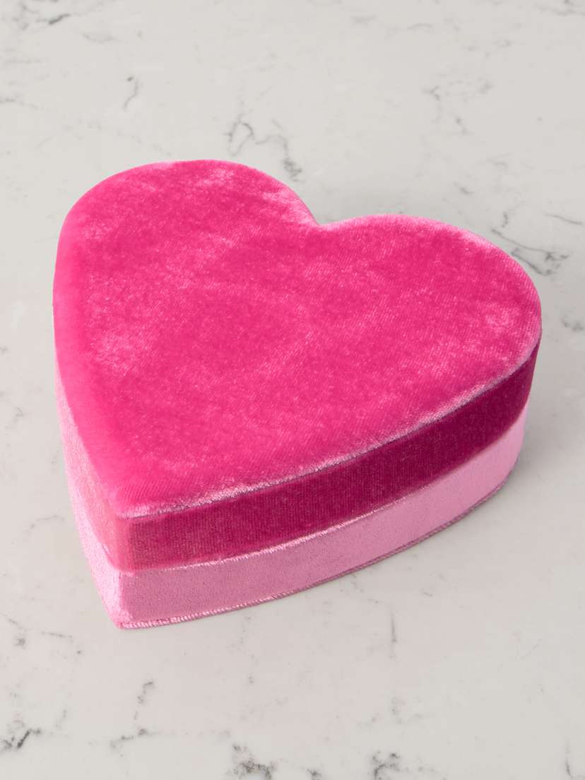 Roxanne First Heart Velvet Jewelry Box