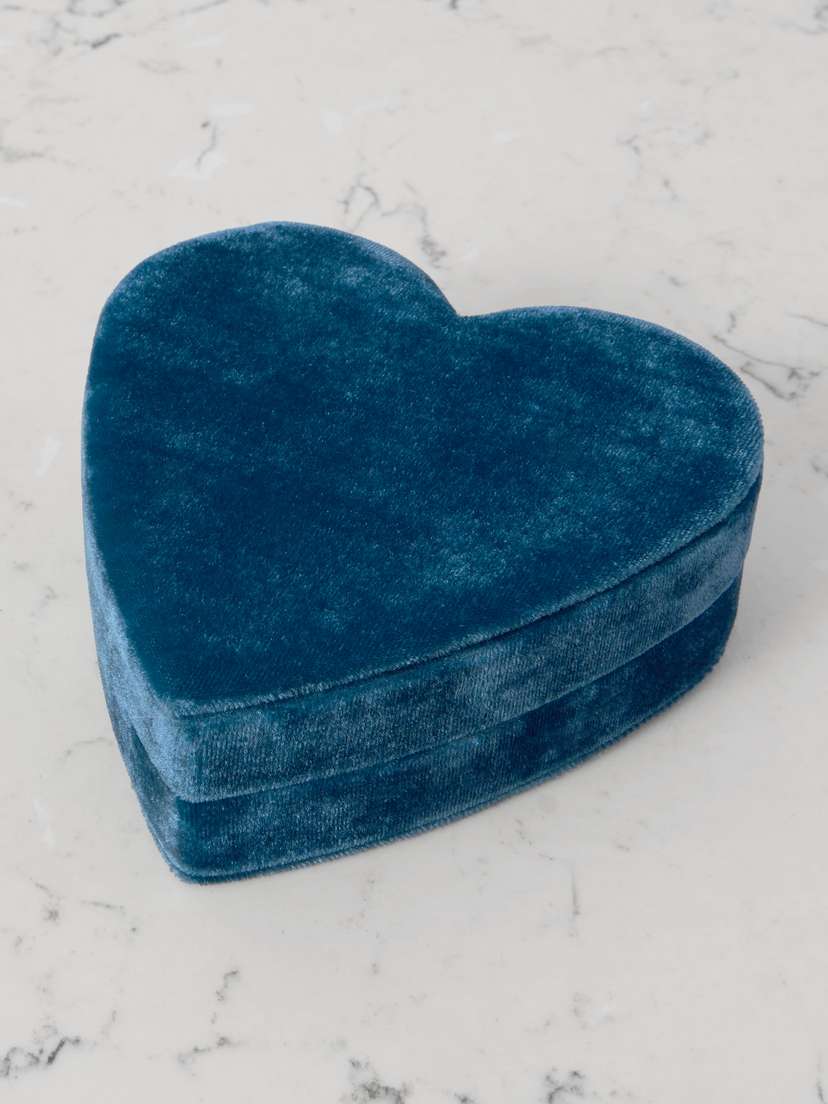 Roxanne First Heart Velvet Jewelry Box