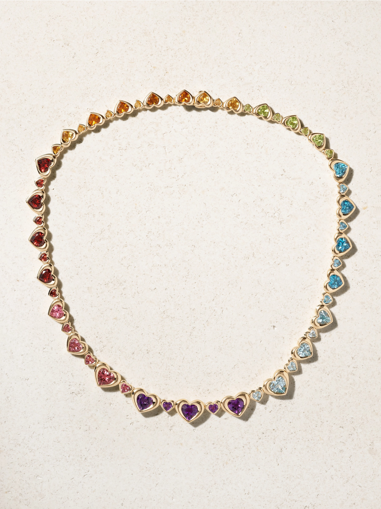 Roxanne First Cupid's Chokehold 14-karat Gold Multi-stone Necklace