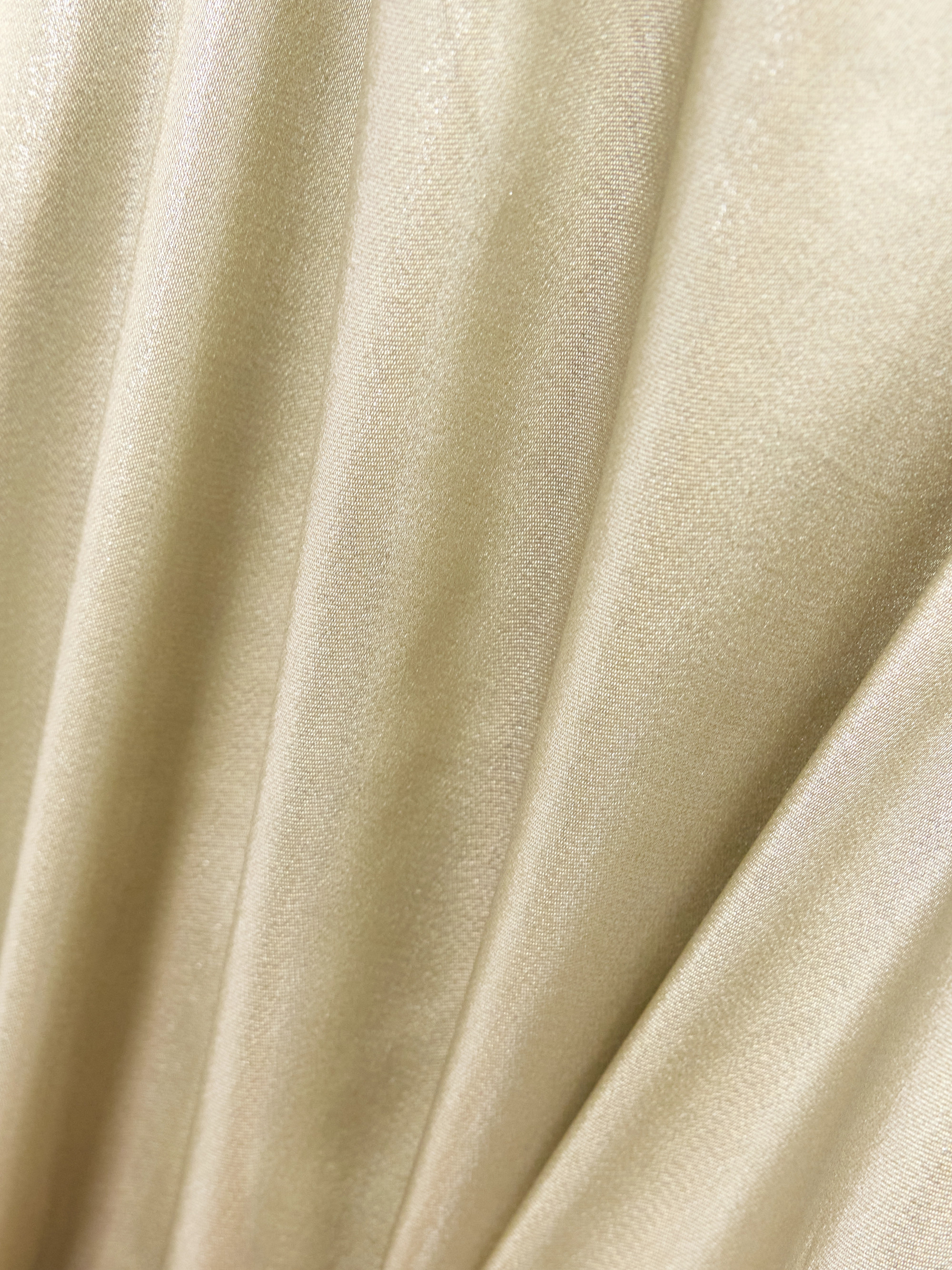 Galvan Galvanized strapless metallic satin gown thumbnail