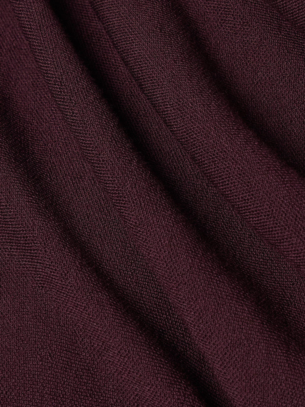 Khaite Coast One-shoulder Wool-blend Maxi Dress In Burgundy