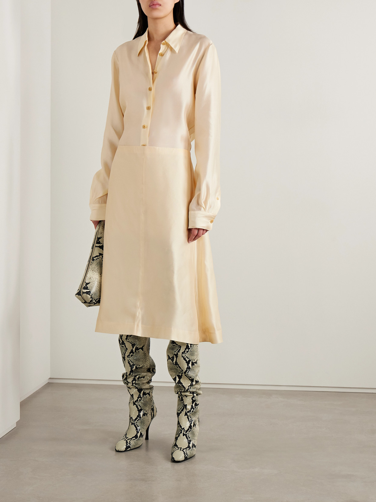 Nania Satin-Twill Midi