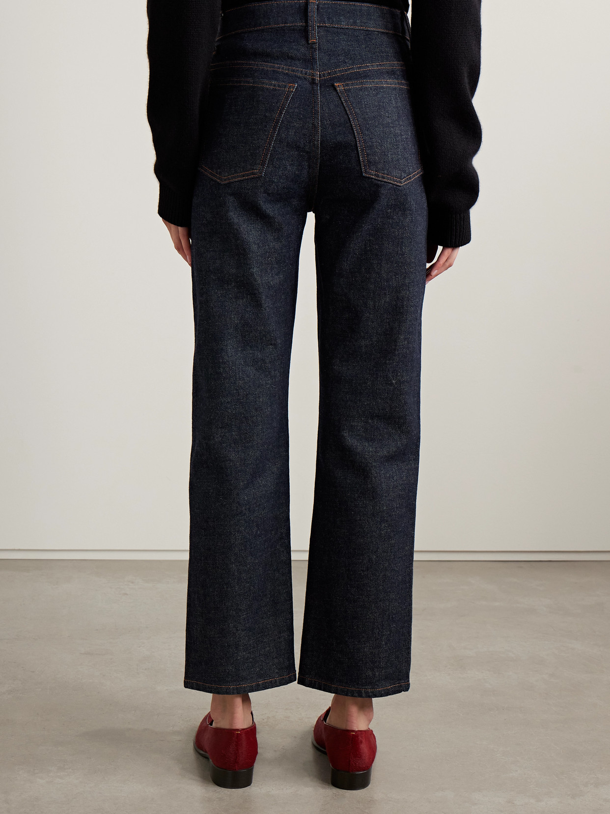 Abigail High-Rise Straight-Leg Jeans