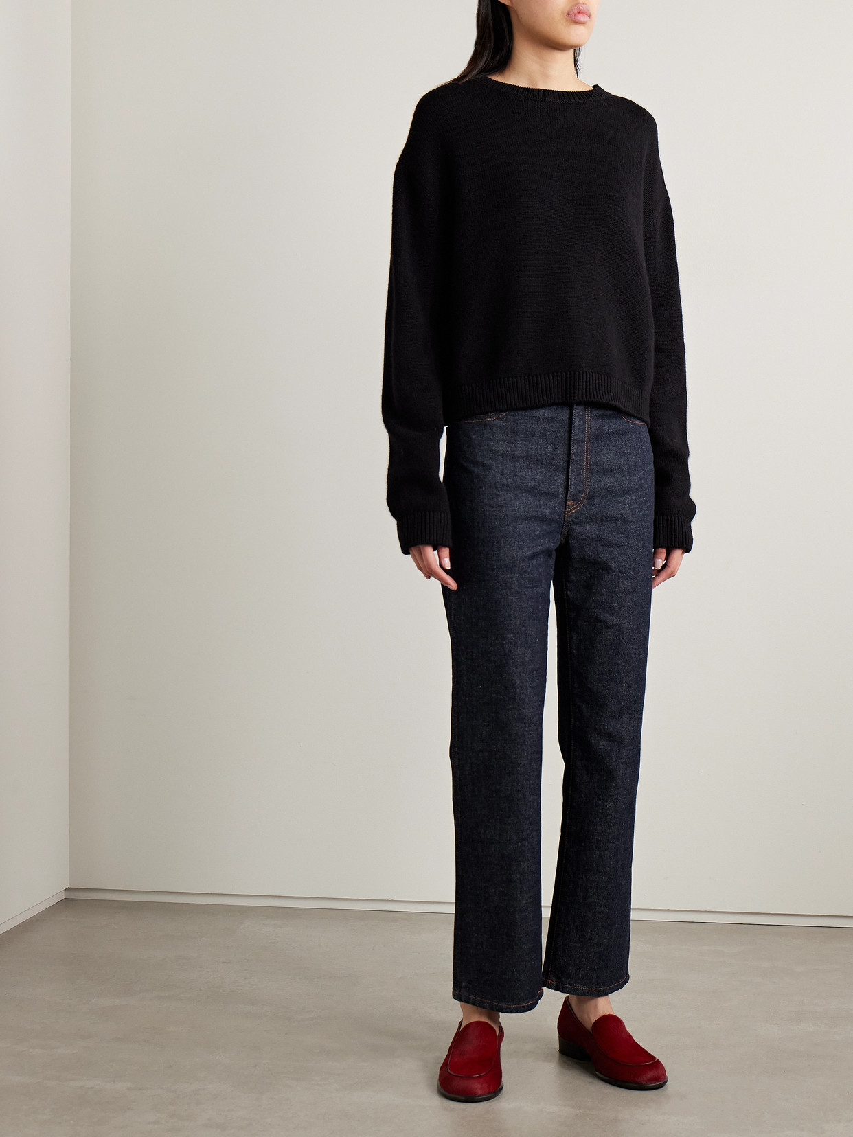 Abigail High-Rise Straight-Leg Jeans