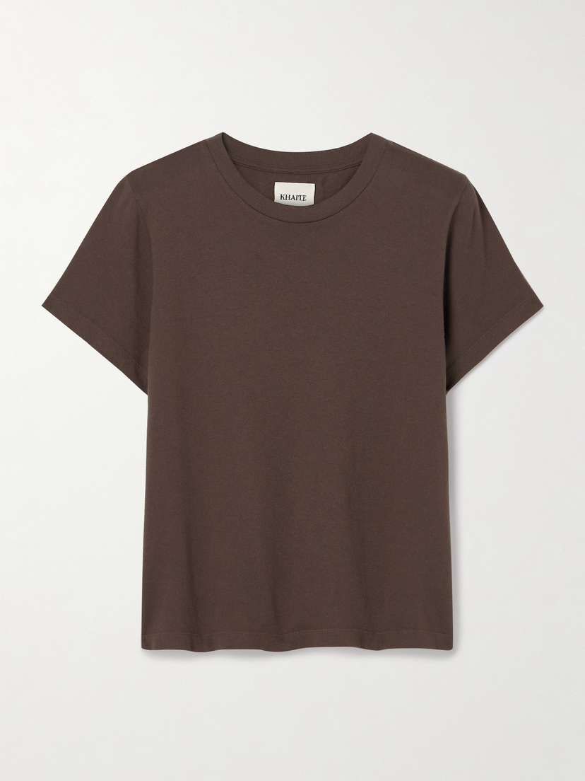 Khaite Emmylou Cotton-jersey T-shirt