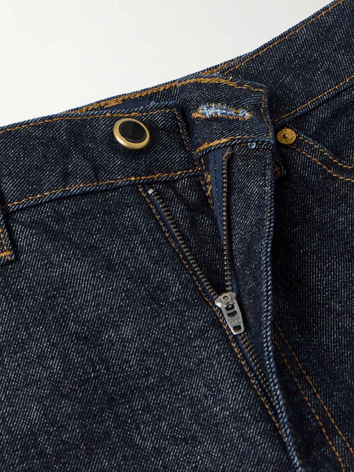 Khaite Danielle High-rise Straight-leg Jeans In Blue