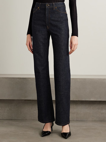 KHAITE Danielle high-rise straight-leg jeans