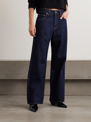 KHAITE Winslow mid-rise wide-leg jeans