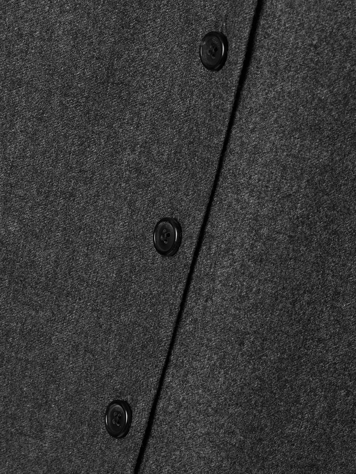 Khaite Auryn Lightweight Wool And Cashmere Shirt In Gray