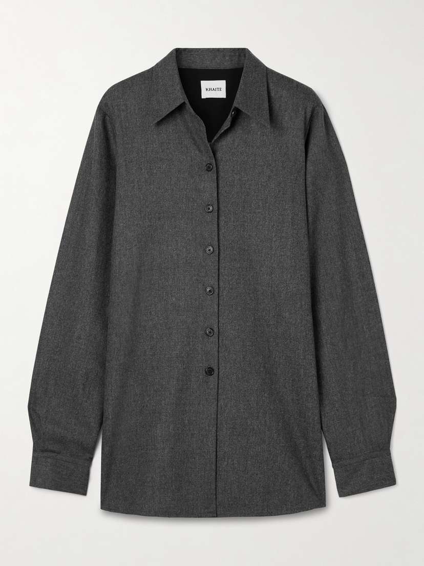 Khaite — Auryn wool shirt