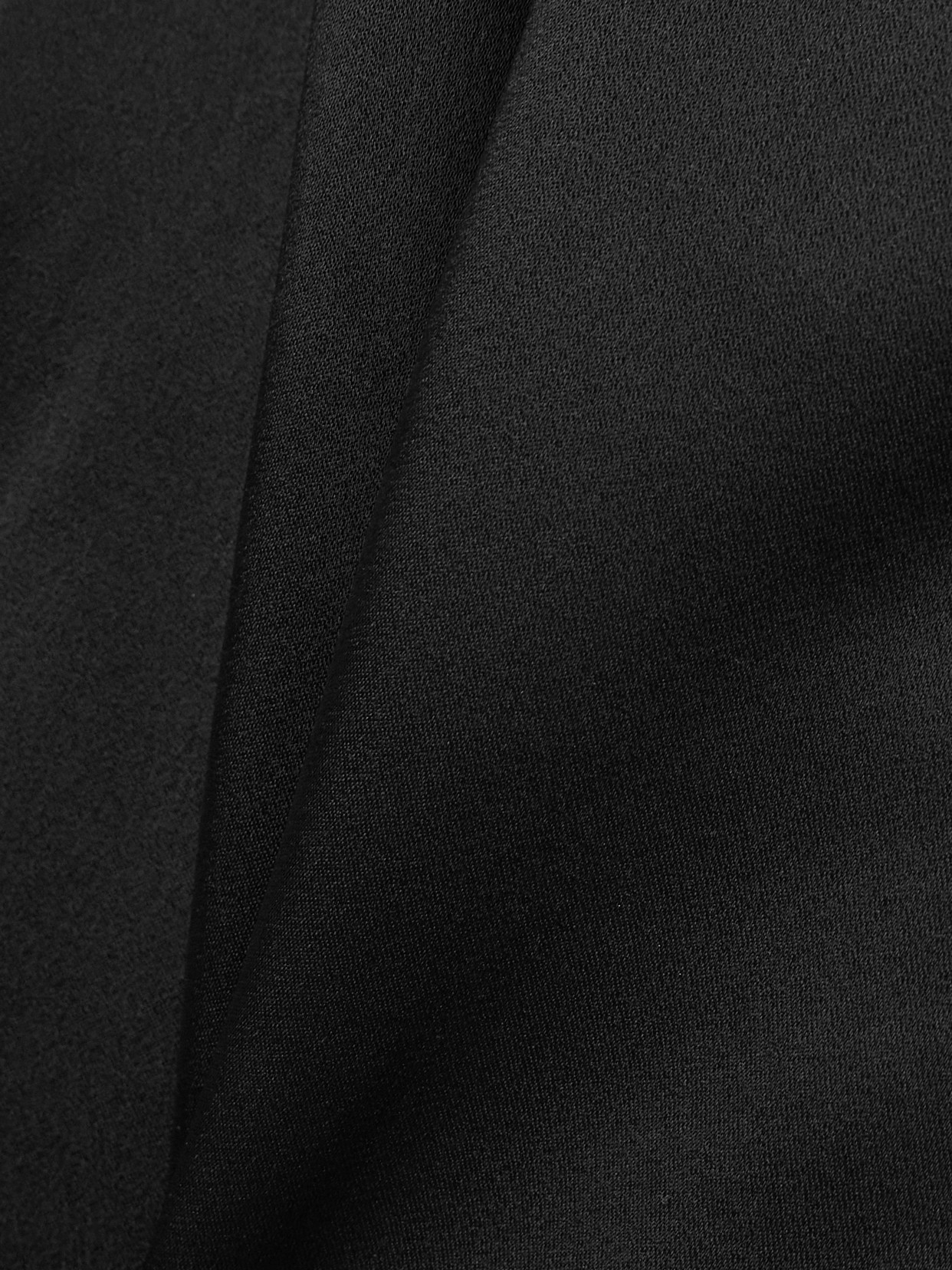 Khaite Daria Satin-crepe Turtleneck Mini Dress In Black
