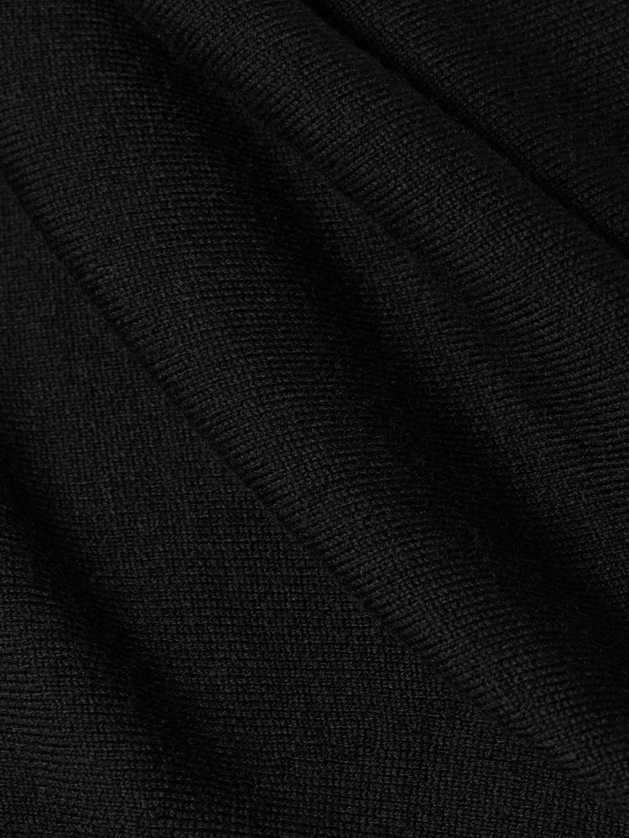 Khaite Aimee Asymmetric One-shoulder Wool-blend Peplum Top In Black