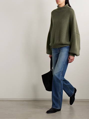 KHAITE Juniper cashmere turtleneck sweater