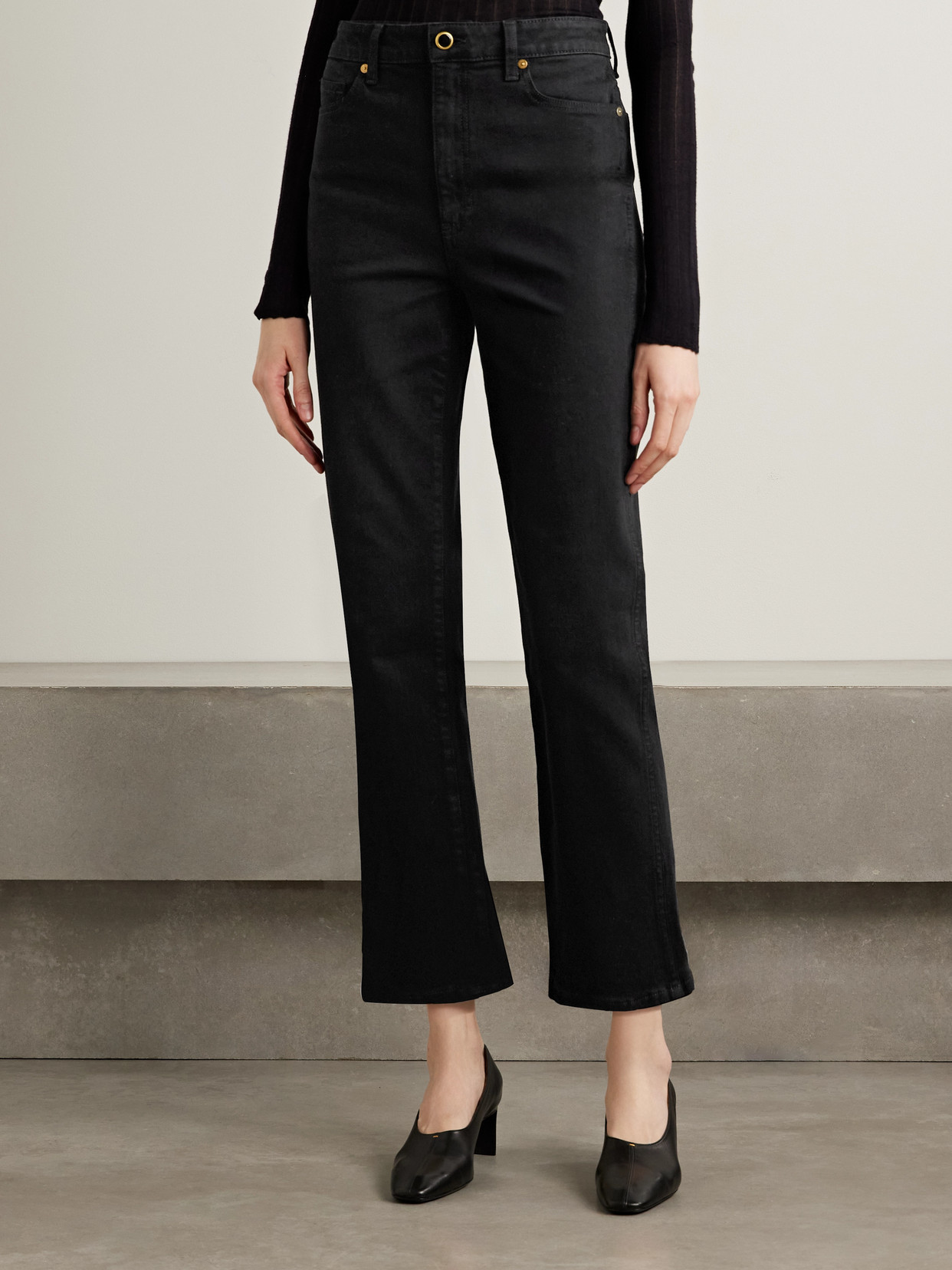Abigail High-Rise Straight-Leg Jeans