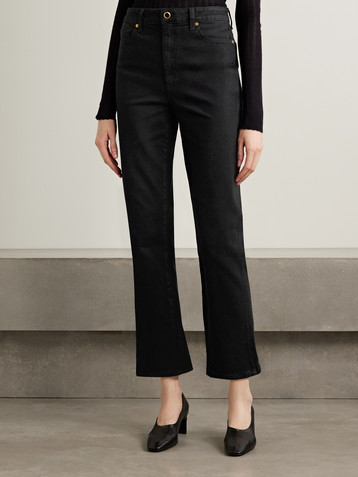 KHAITE Abigail high-rise straight-leg jeans