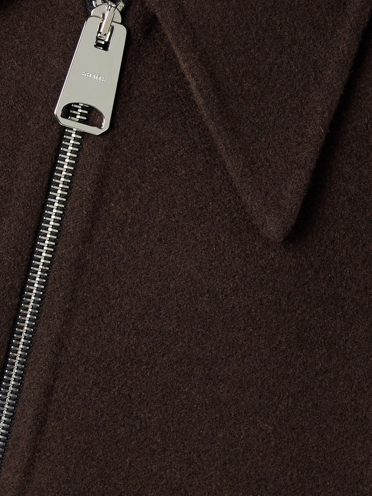 Khaite Chocolate Wool Oversize Odin Jacket In Brown