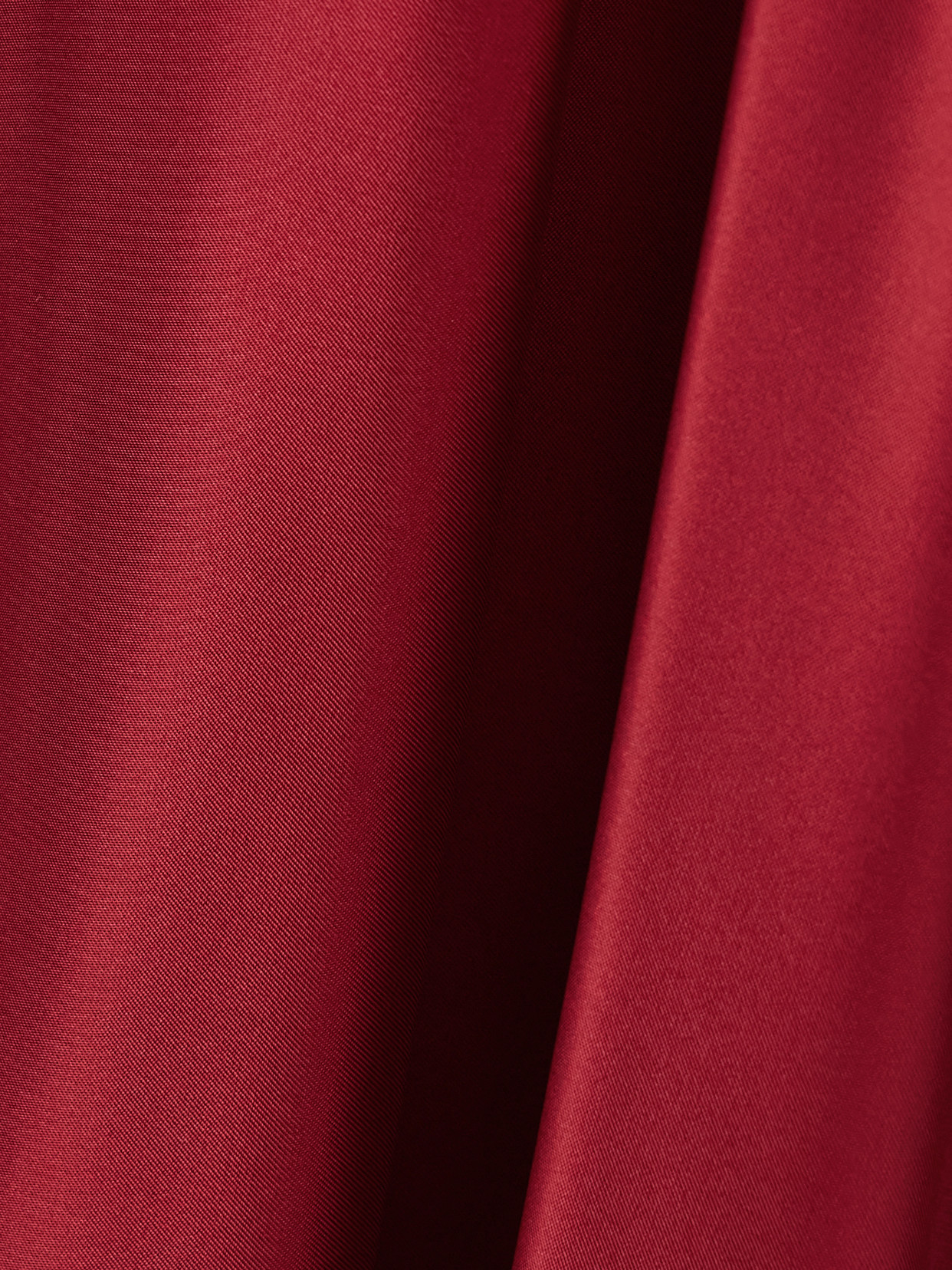 Khaite Syd Pleated Satin-twill Midi Dress In Red