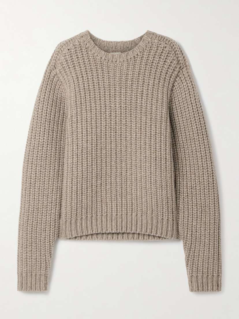 Khaite Natt Ribbed Cashmere Sweater