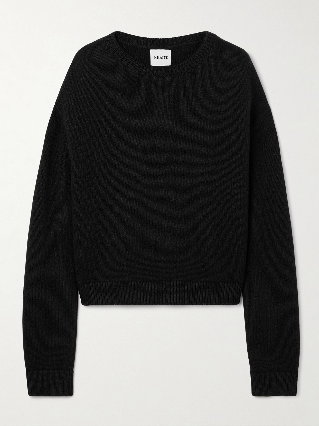 Khaite Milo Cashmere Sweater In Black