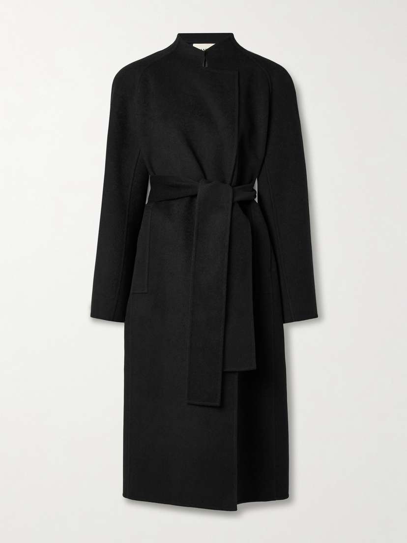 Khaite Deena Belted Wool Coat