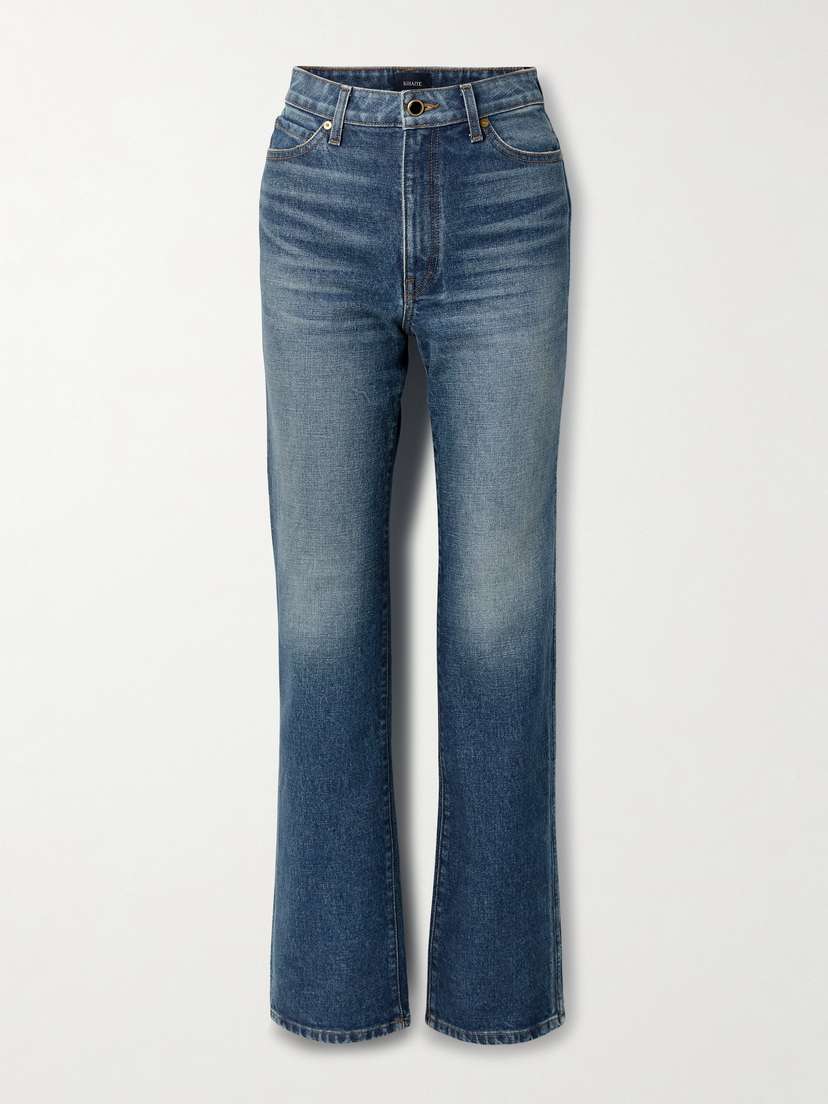 Khaite Danielle High-rise Slim-leg Jeans