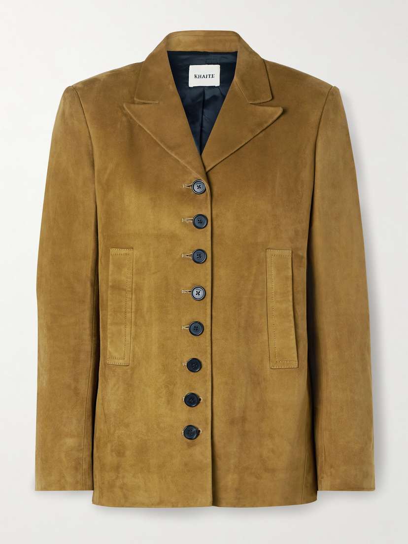 Khaite Saraphina Suede Jacket