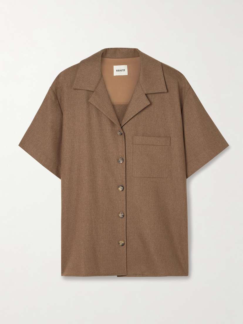 Khaite — Riordan wool shirt