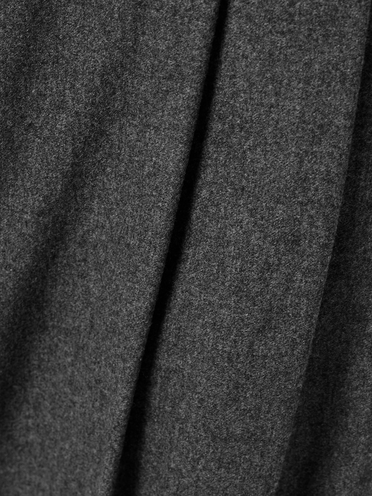 Khaite August Pleated Wool Straight-leg Pants In Gray