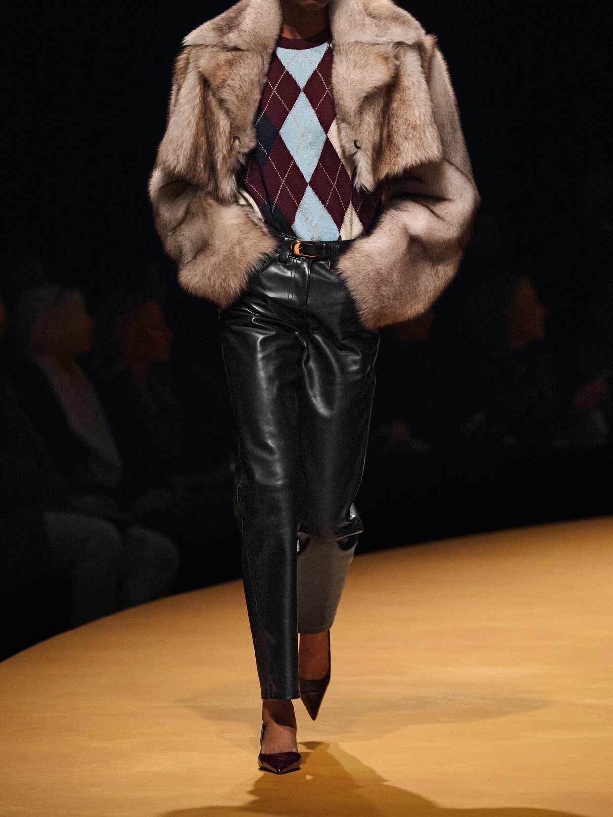 Khaite Callum Mid-rise Leather Straight-leg Pants In Black