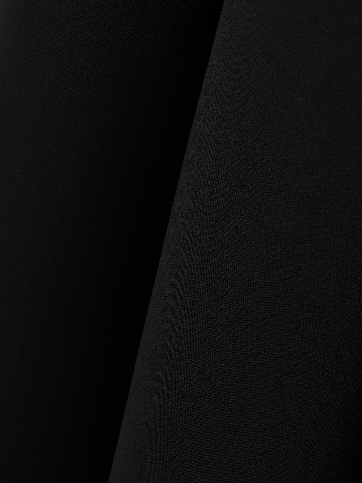 Khaite Medow Crepe Midi Dress In Black