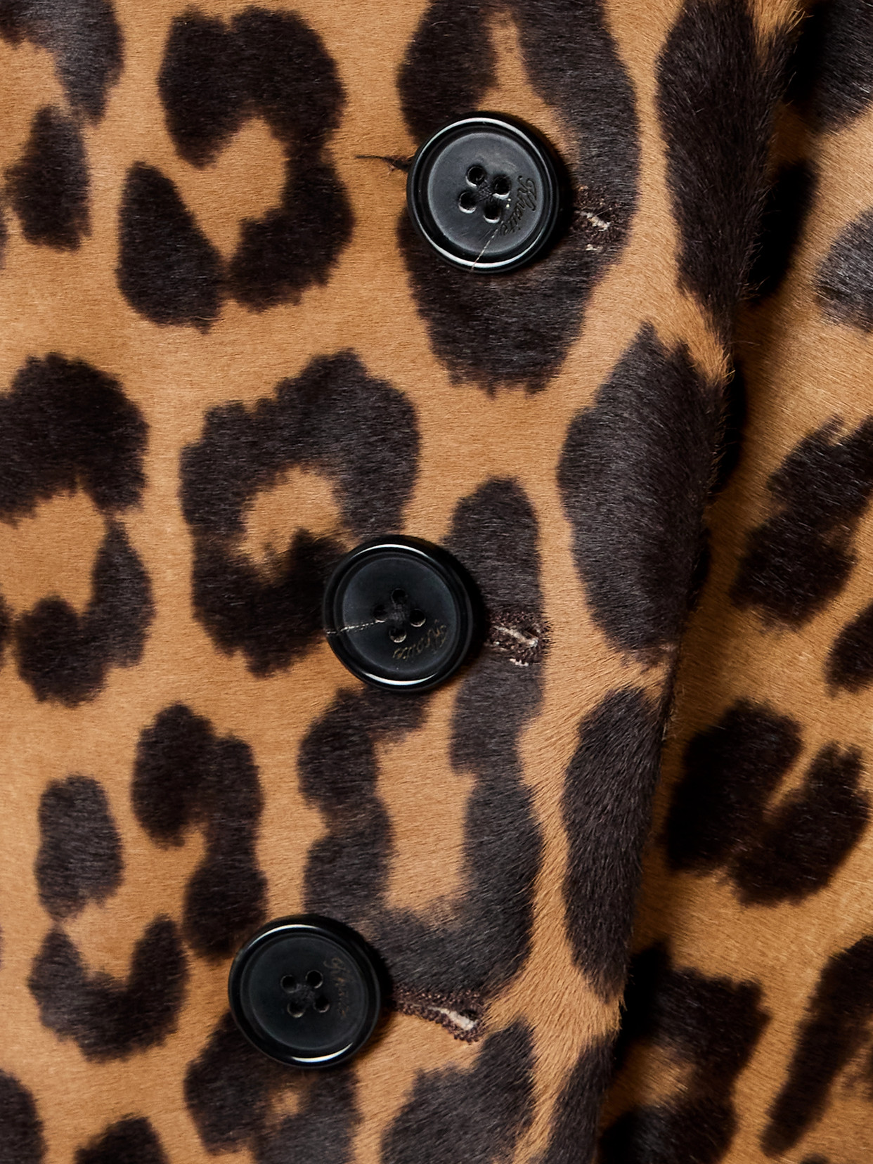 Khaite Saraphina Leather-trimmed Leopard-print Calf Hair Jacket In Multi