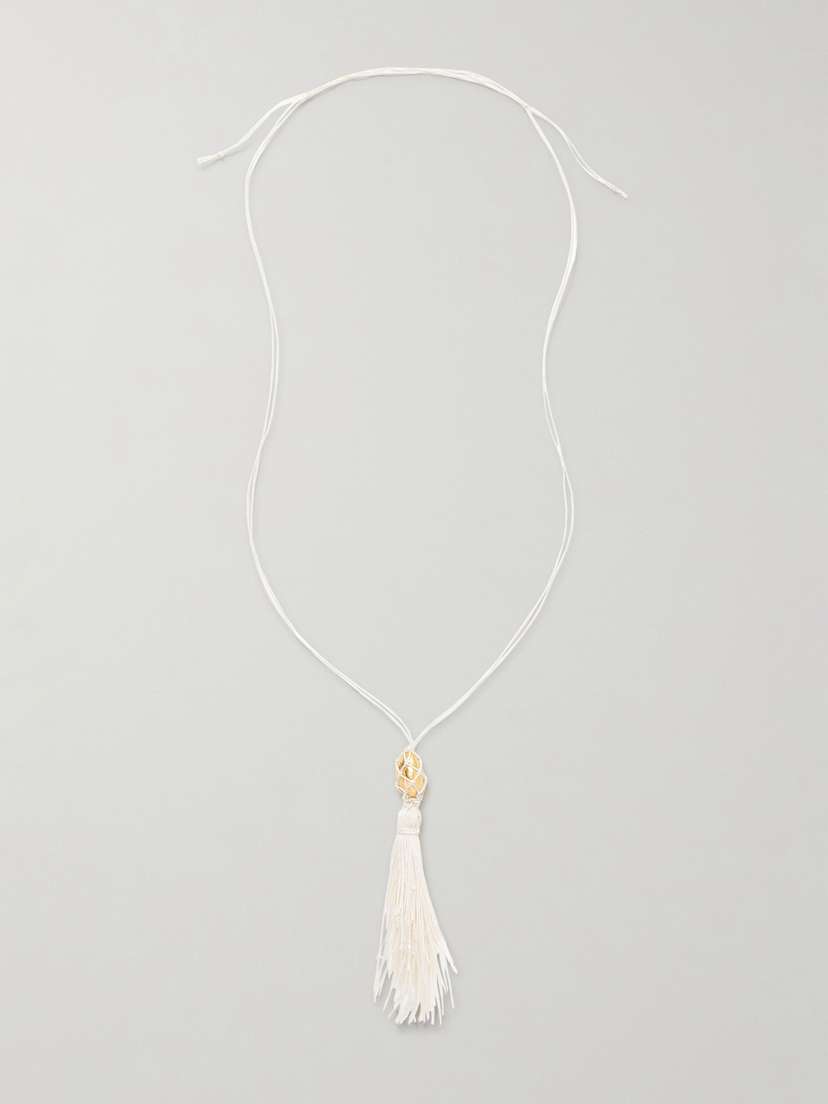 Alighieri Melody Cord And Gold-plated Necklace