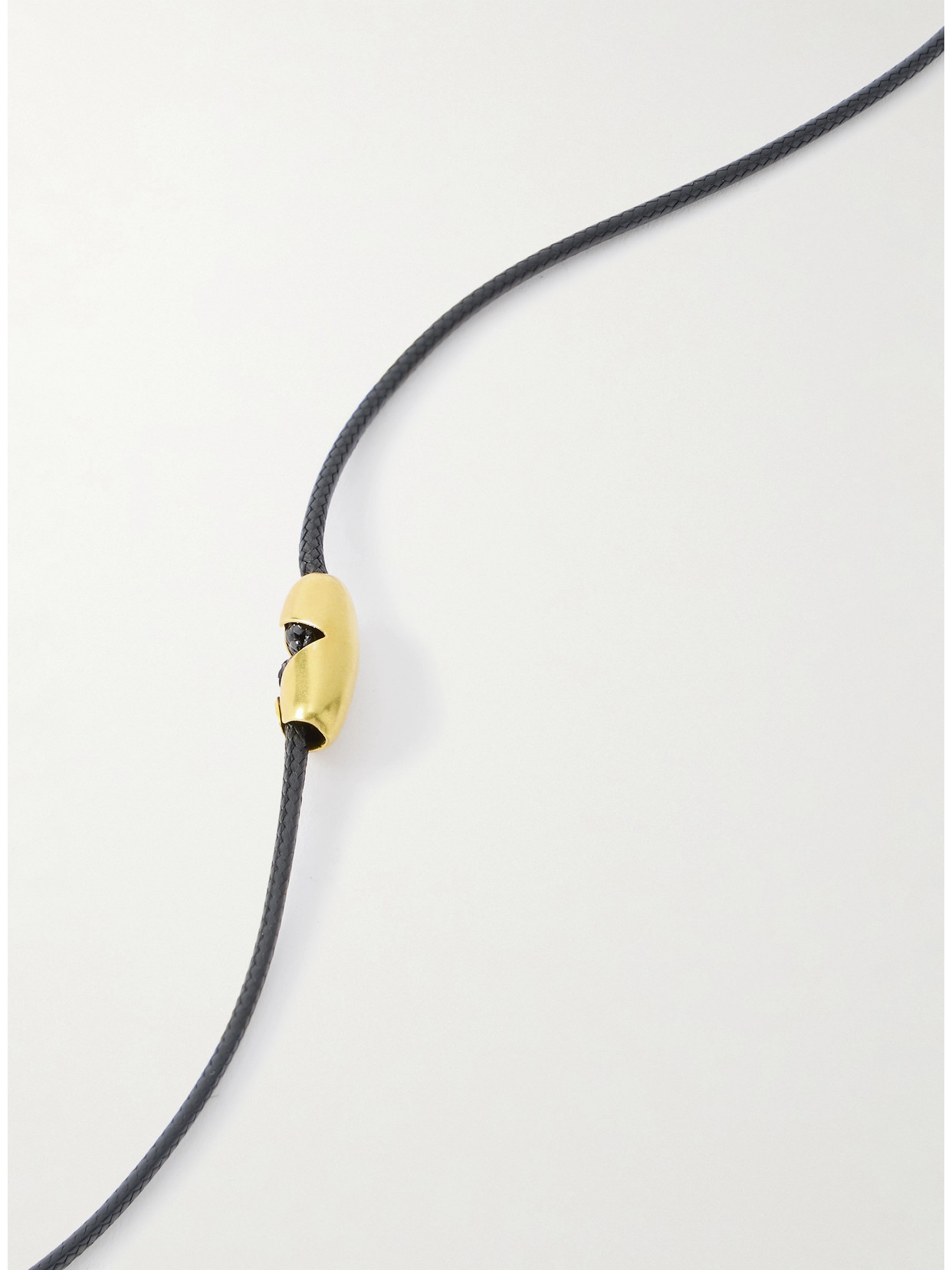 Ysso Pisces Recycled Gold-plated Cord Necklace