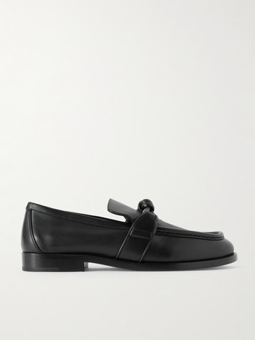Bottega Veneta Astaire knotted leather loafers