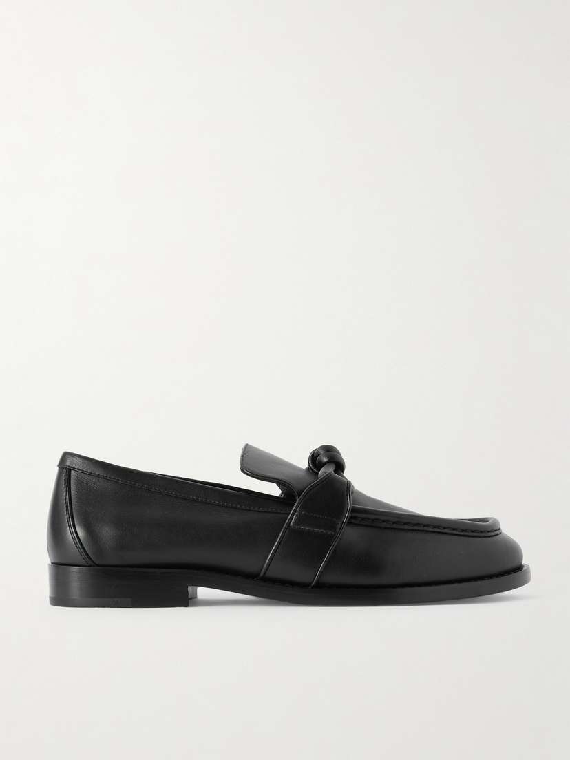 Bottega Veneta Astaire Knotted Leather Loafers