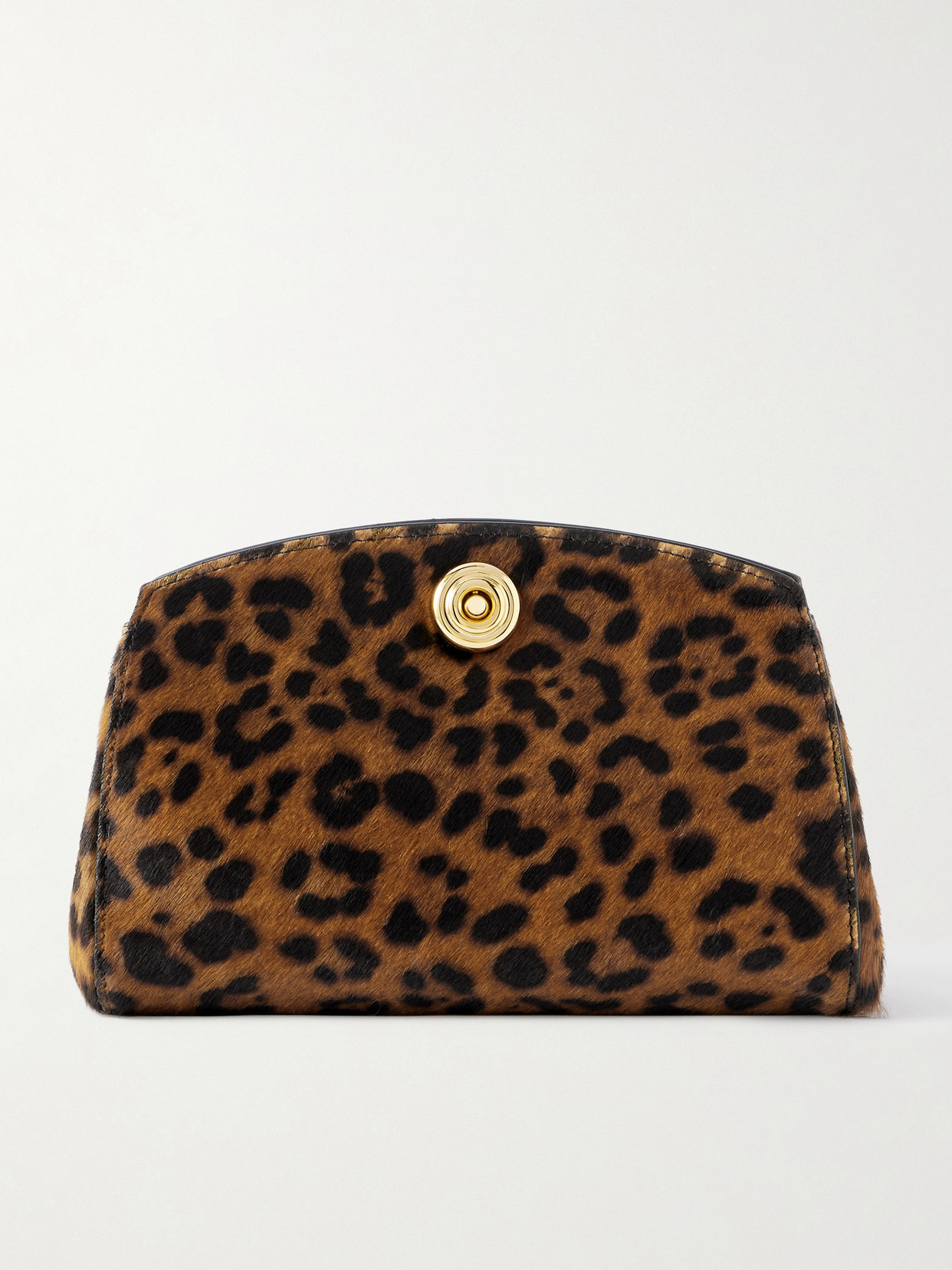 Liffner Leopard-print Calf Hair Clutch In Multi