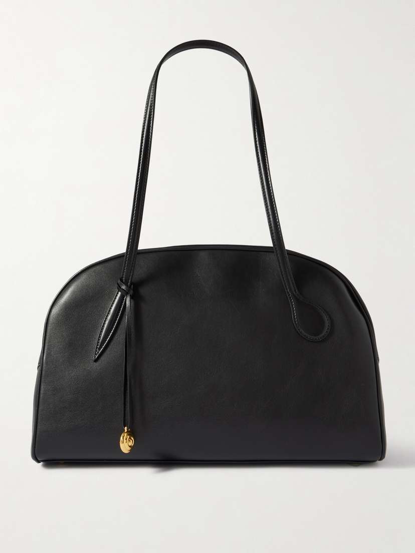 Liffner Bowling Embellished Leather Shoulder Bag