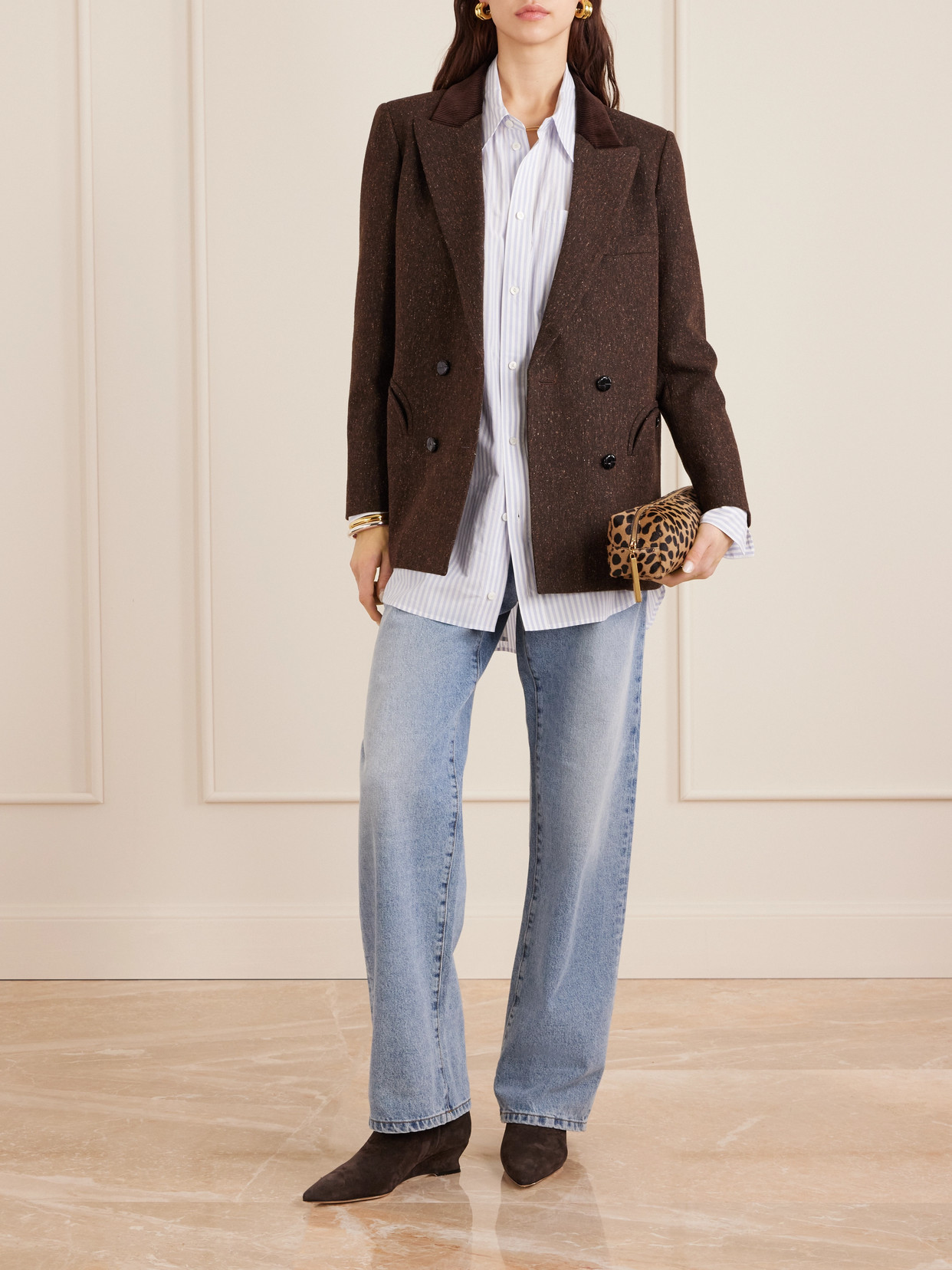 Le Monde Beryl Camille Suede Ankle Boots In Brown