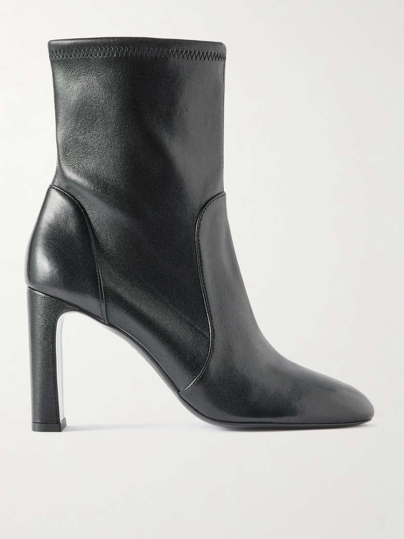 Stuart Weitzman Babette Leather Ankle Boots