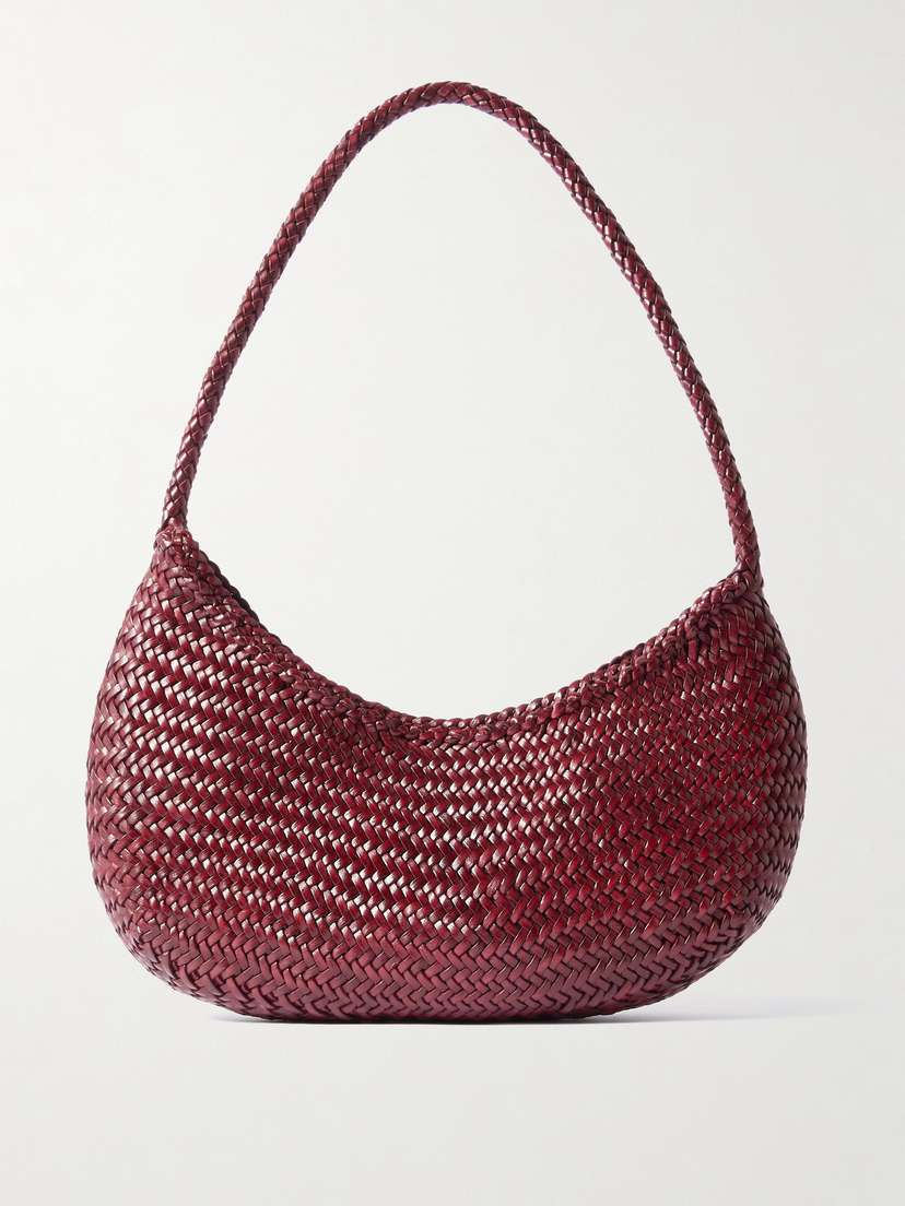 Dragon Diffusion Nova Luna Woven Leather Shoulder Bag