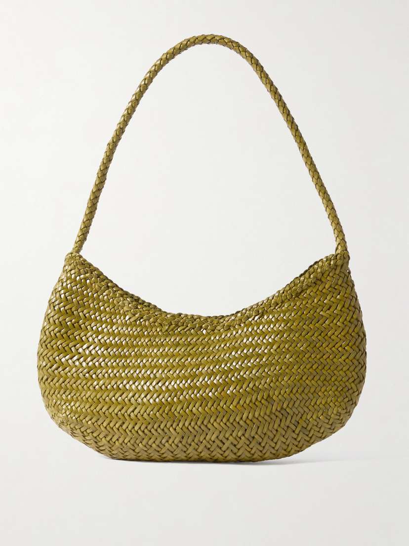 Dragon Diffusion Nova Luna Woven Leather Shoulder Bag
