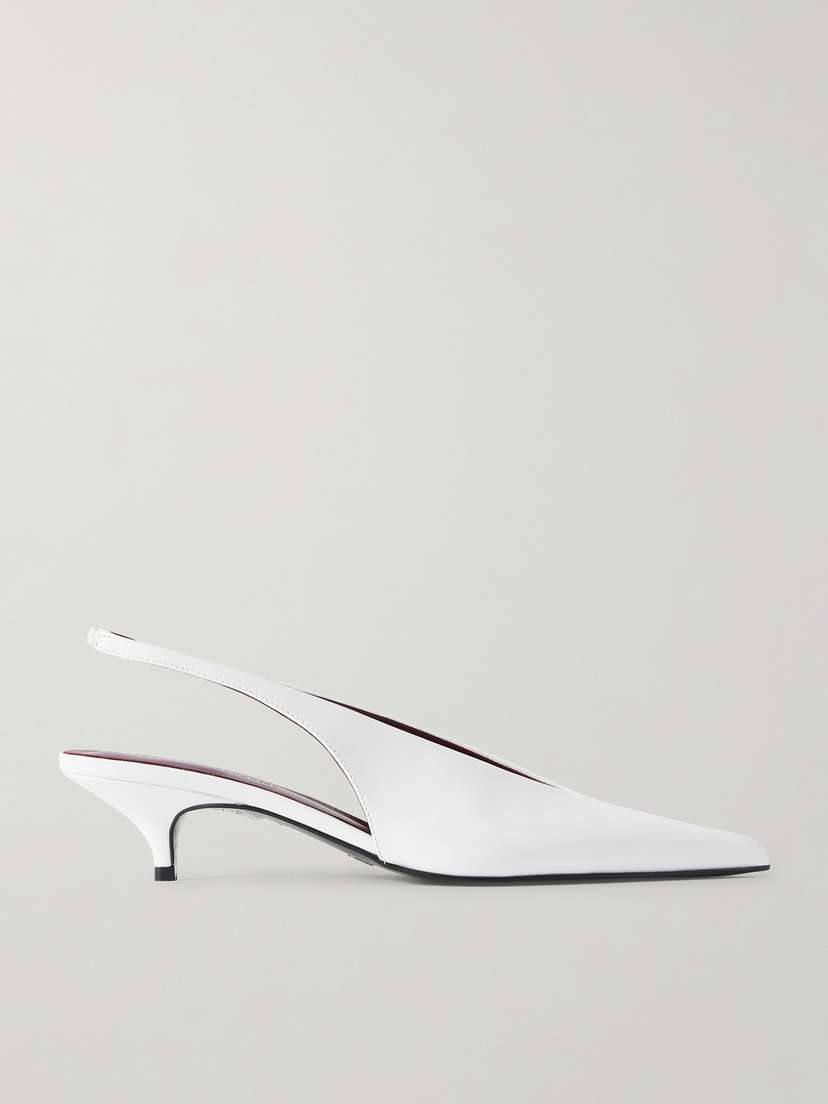 Proenza Schouler Leather Slingback Pumps