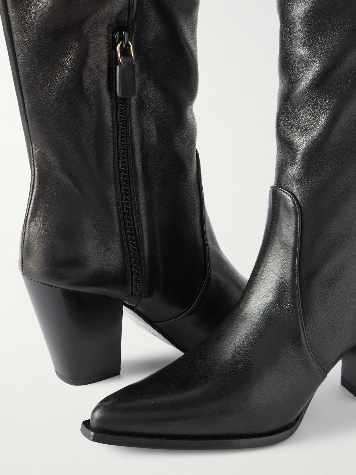Jolene Leather Knee Boots