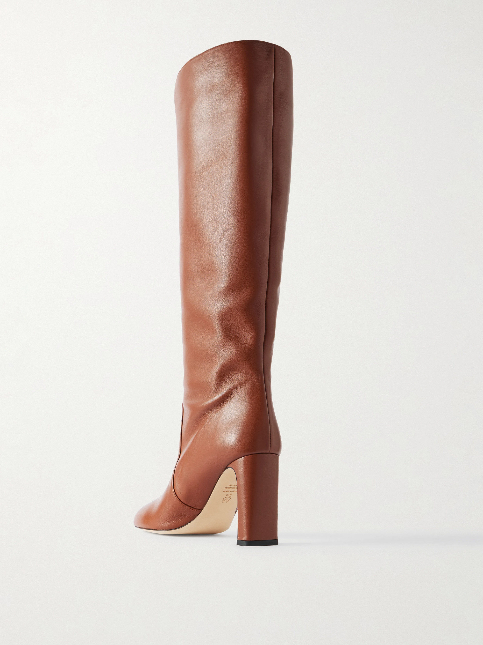 Stuart Weitzman Babette Tubo leather knee boots