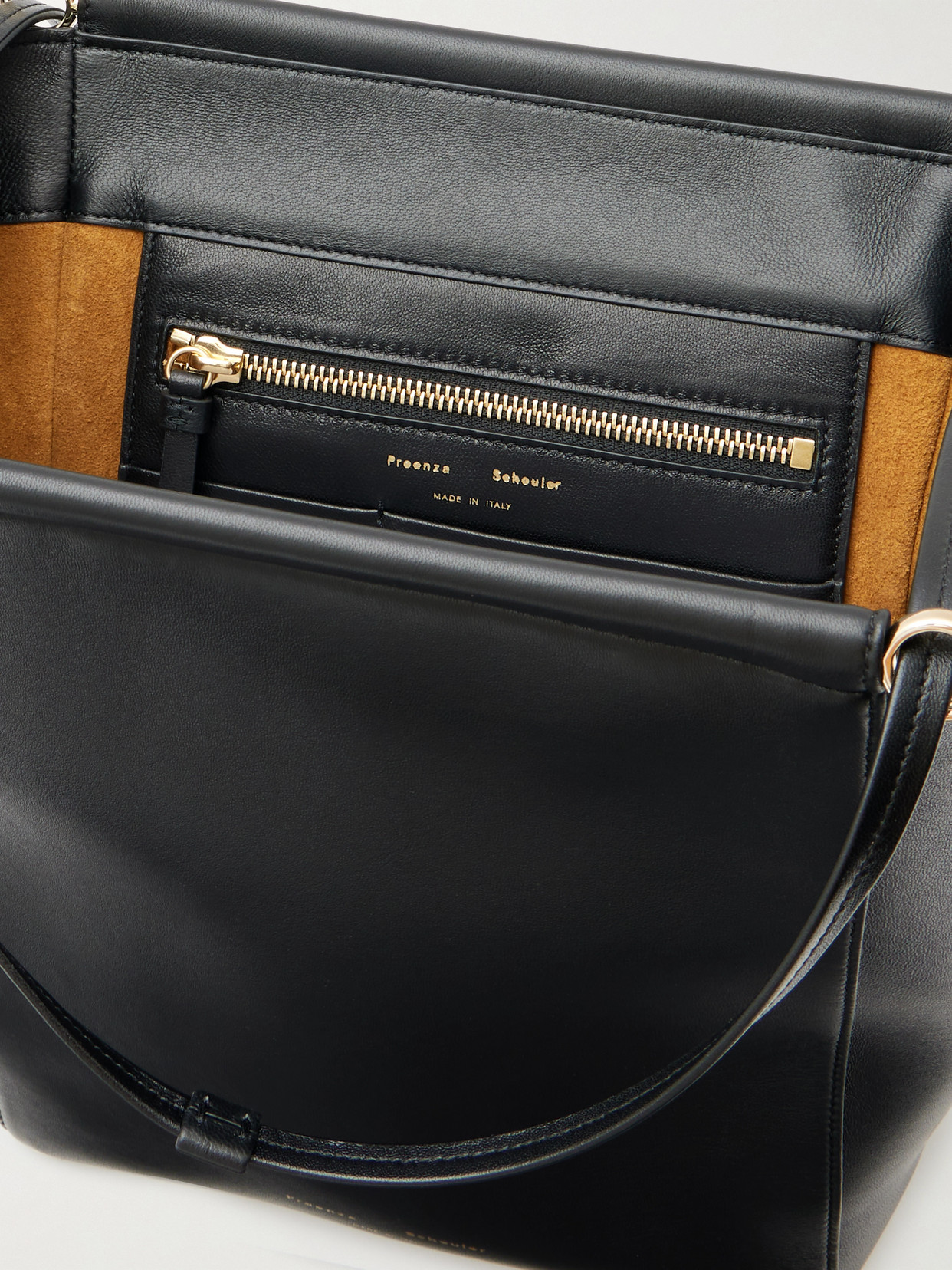 Proenza Schouler Reade Large Leather Shoulder Bag In Black