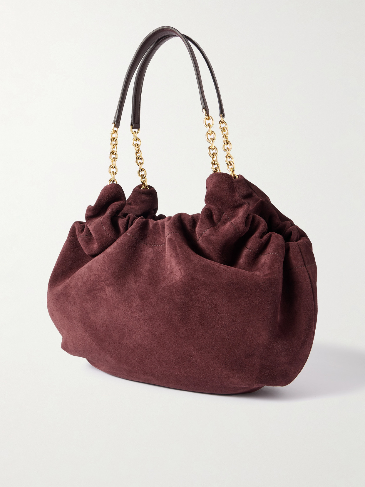 Demellier Schultertasche Miami Medium Aus Leder In Burgundy