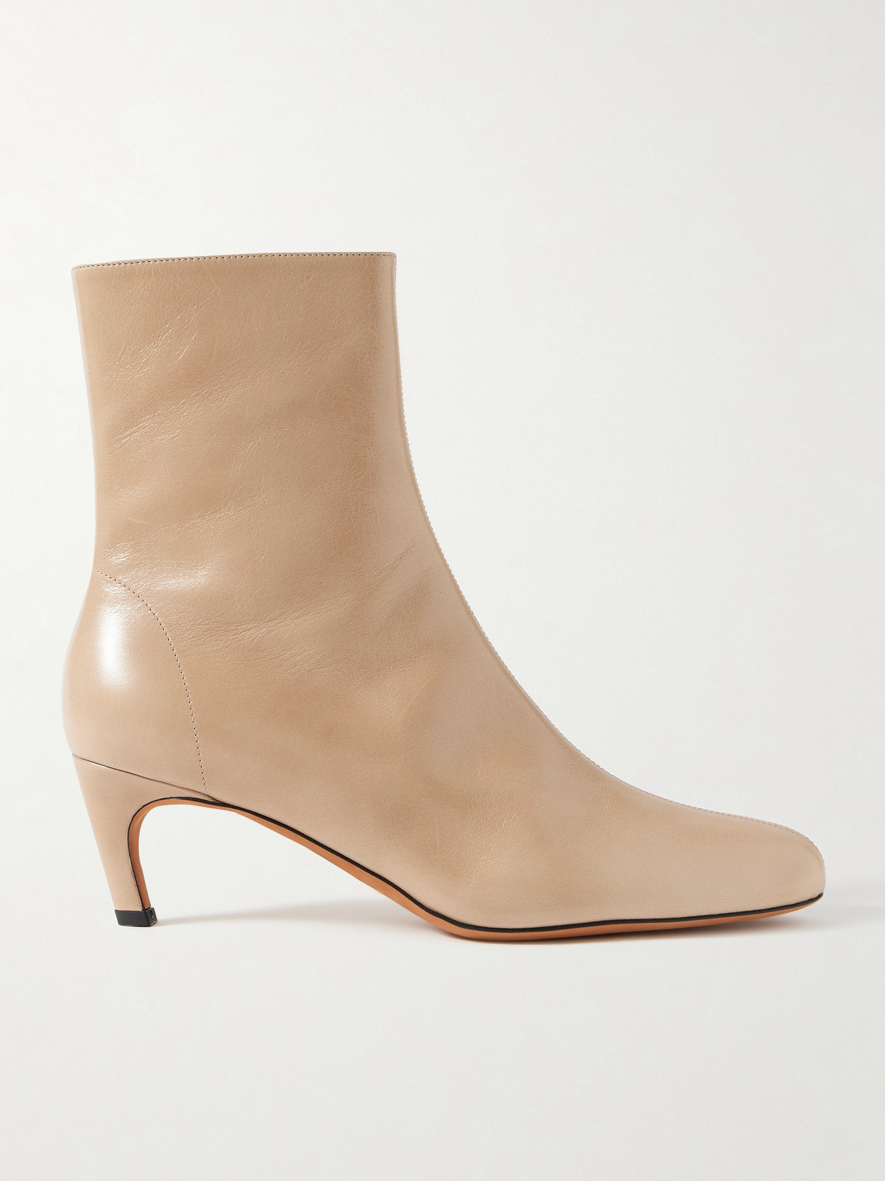 Proenza Schouler Uma Leather Ankle Boots In Neutral