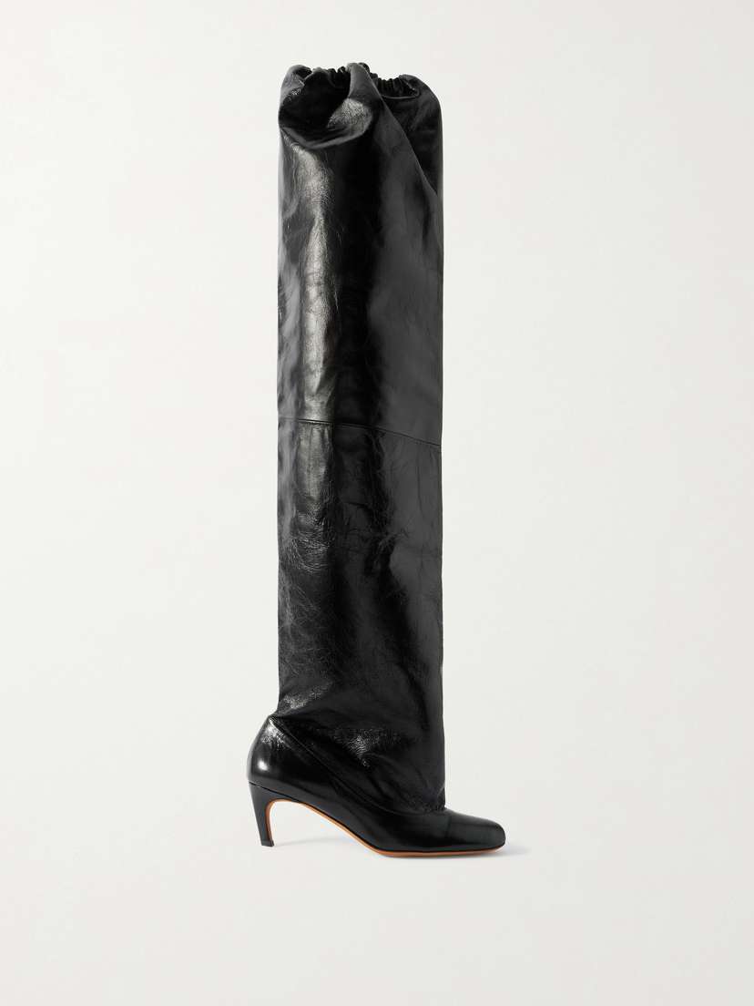Proenza Schouler Uma Crinkled-leather Over-the-knee Boots