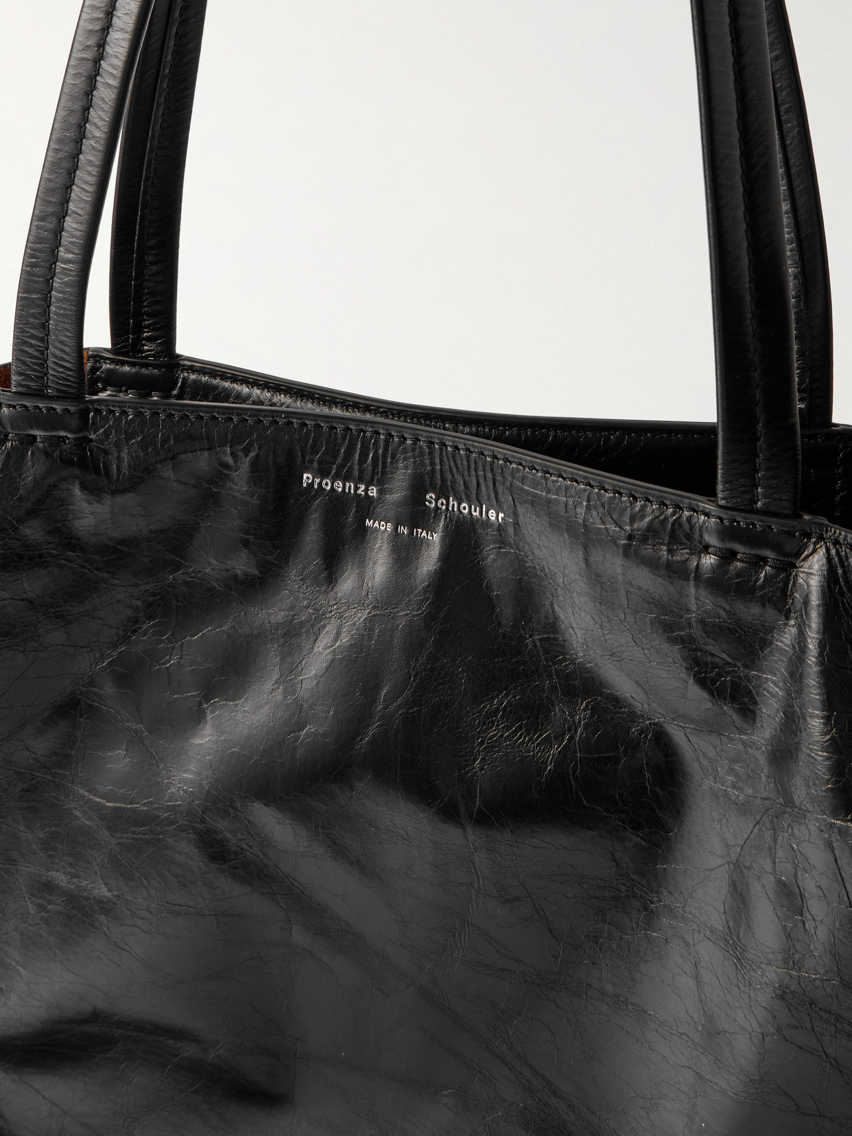 Proenza Schouler Days Leather Tote In Black