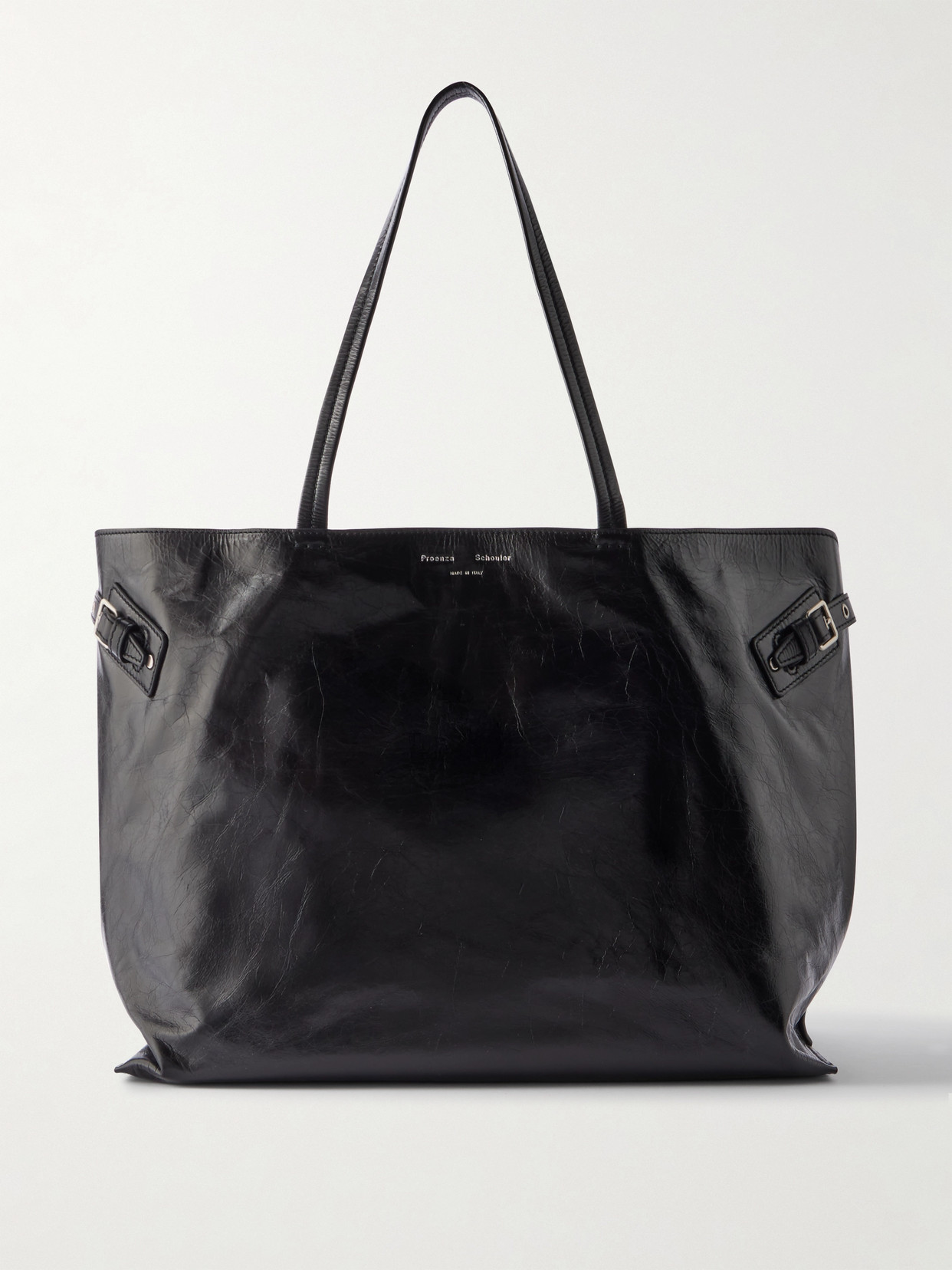 Proenza Schouler Days Leather Tote In Black